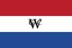 Netherlands / West Indies: The flag of the Dutch West India Company (Geoctroyeerde Westindische Compagnie) or GWIC, 1602-1792